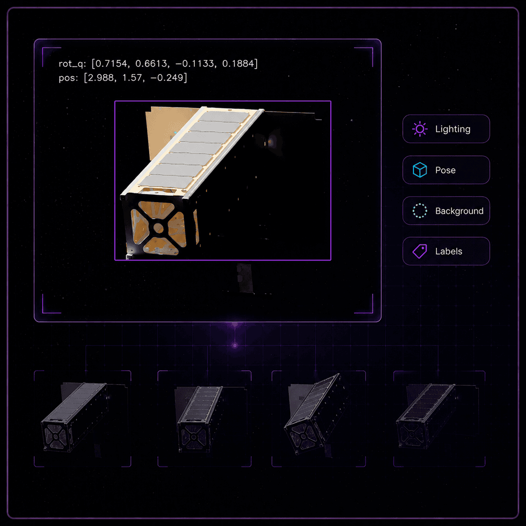 SICS — Synthetic image generation for space AI training