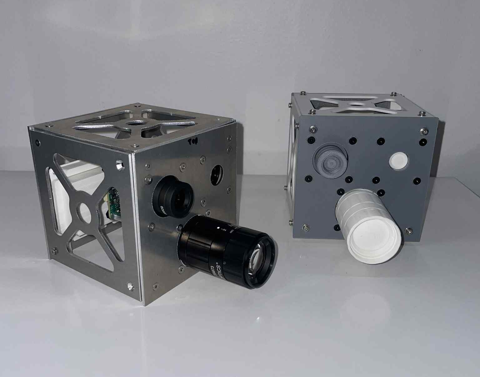 ACECam 1U hardware prototypes with three optical lenses