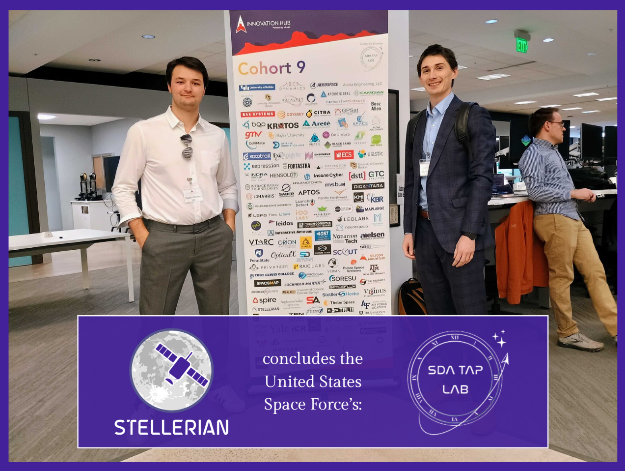 Stellerian presenting at SDA TAP Lab Demo Day